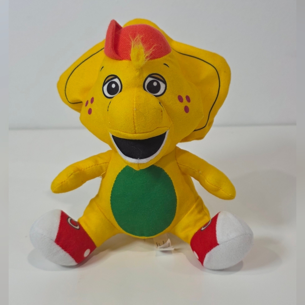 💙Toy Factory Barney And Friends BJ Plush Yellow 7" Dinosaur Stuffed Soft Toy